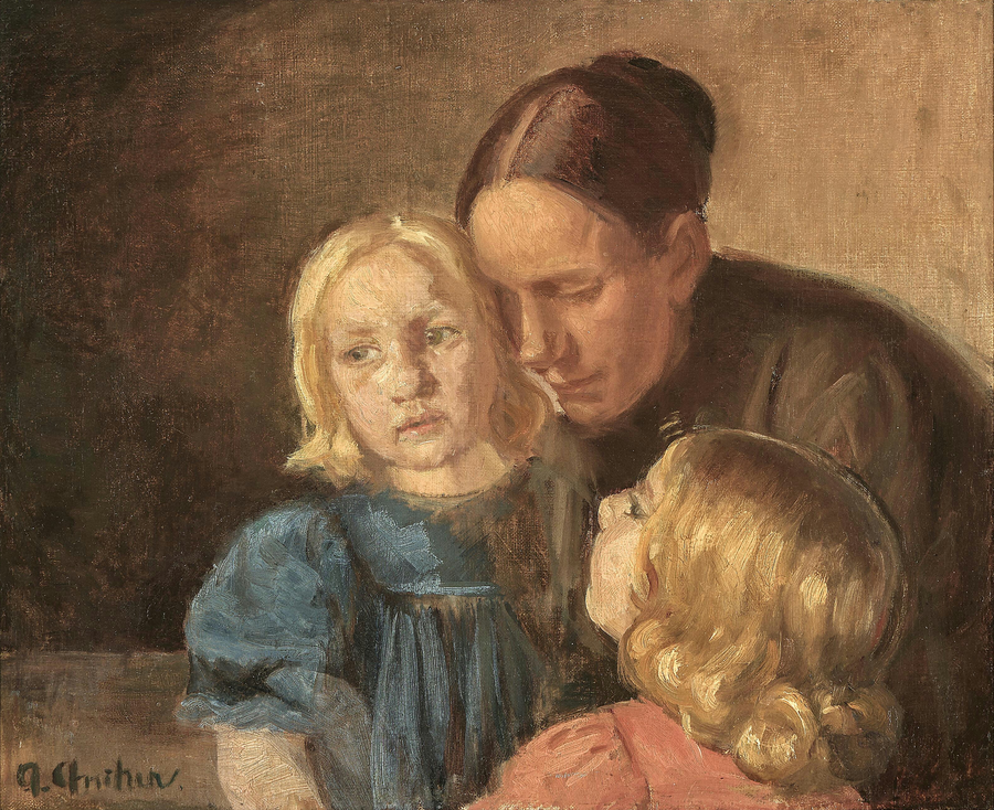 แม่กับลูกๆ ของเธอ - Anna Ancher