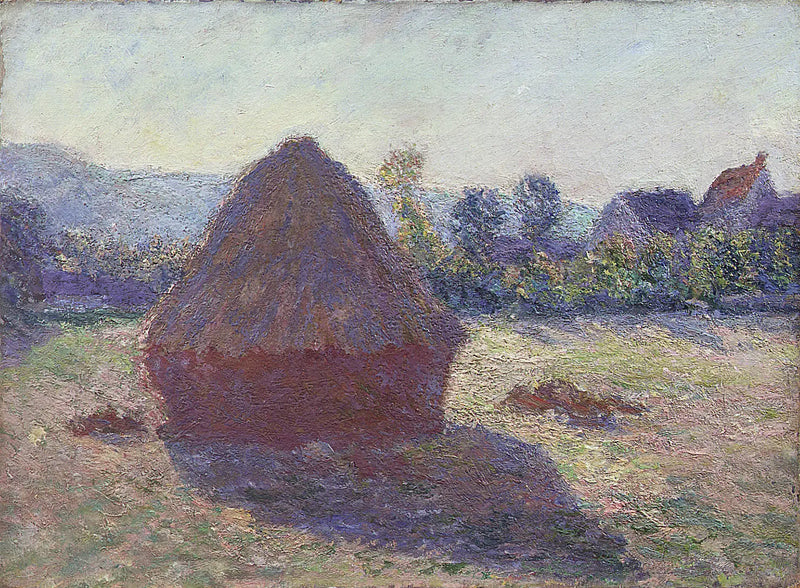 ฟางฟางในแสงอาทิตย์ยามเย็น - Claude Monet