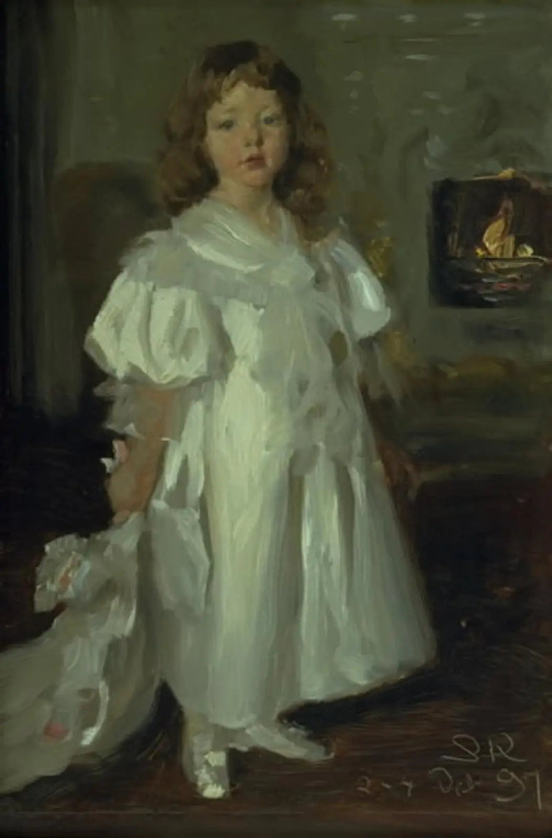 เด็กหญิงตัวน้อย, Helga Melchior, ในชุดยาว - Peder Severin Krøyer