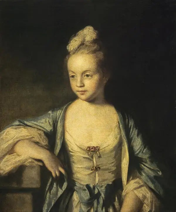 เด็กหญิงตัวน้อย (อาจเป็น Lady Frances Scott, ต่อมา Lady Douglas, 1750 - 1817) - โจชัว เรย์โนลด์ส