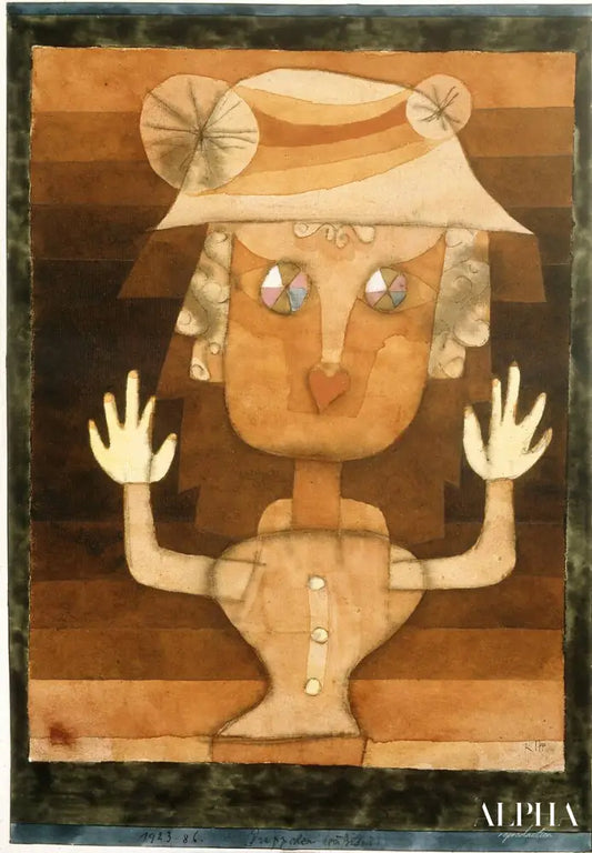 Une poupée - Paul Klee - Reproductions de tableaux et peintures haut de gamme