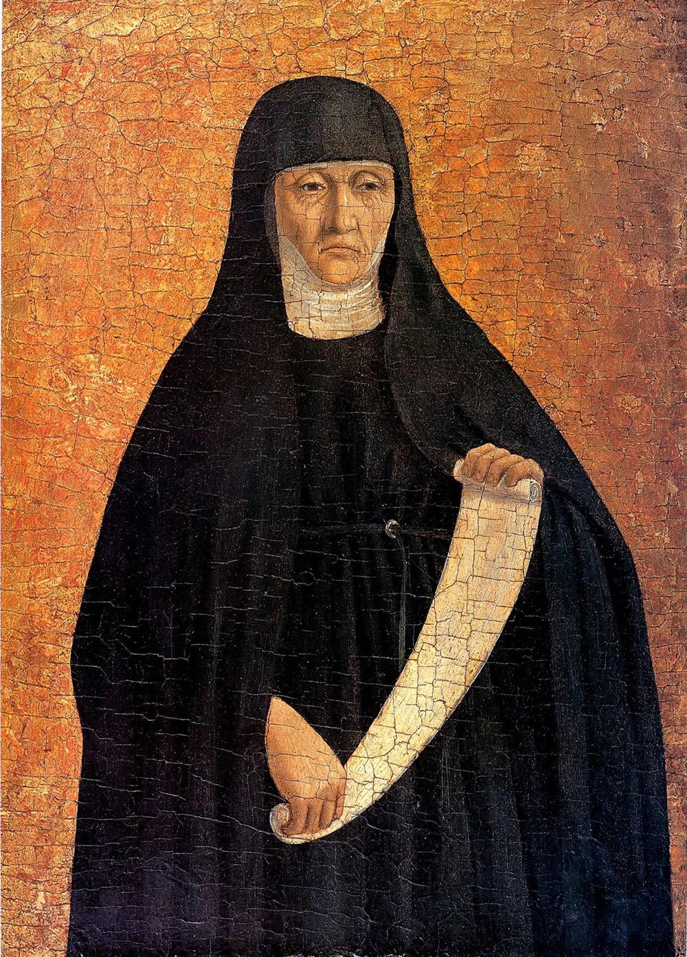 Une religieuse augustine (sainte Monique) - Piero della Francesca - Alpha Reproduction
