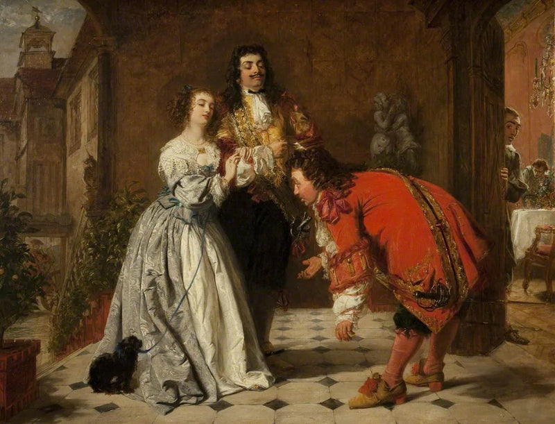 Une scène du Bourgeois Gentilhomme - William Powell Frith