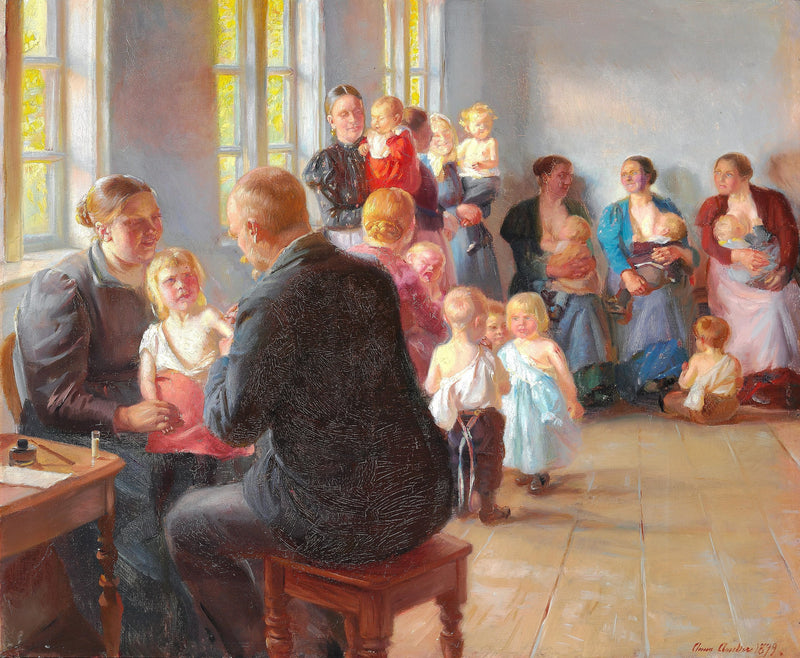 การฉีดวัคซีน - Anna Ancher