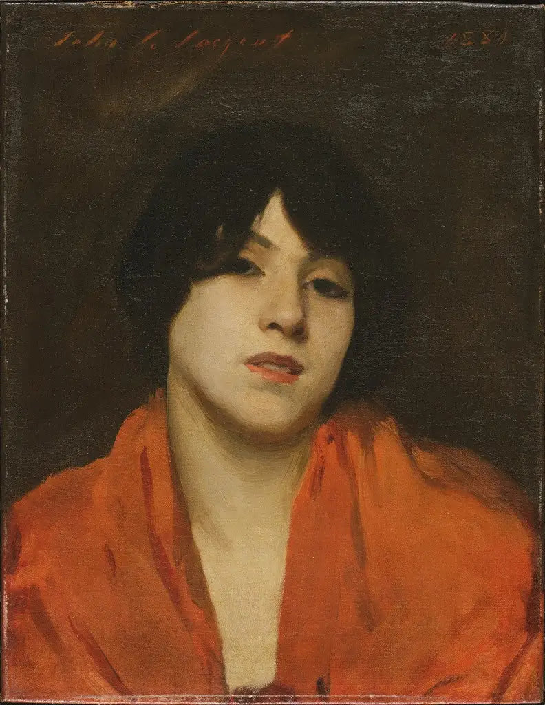 หญิงเวนิสในผ้าคลุมสีแดง (« Gigia Viani ») - John Singer Sargent
