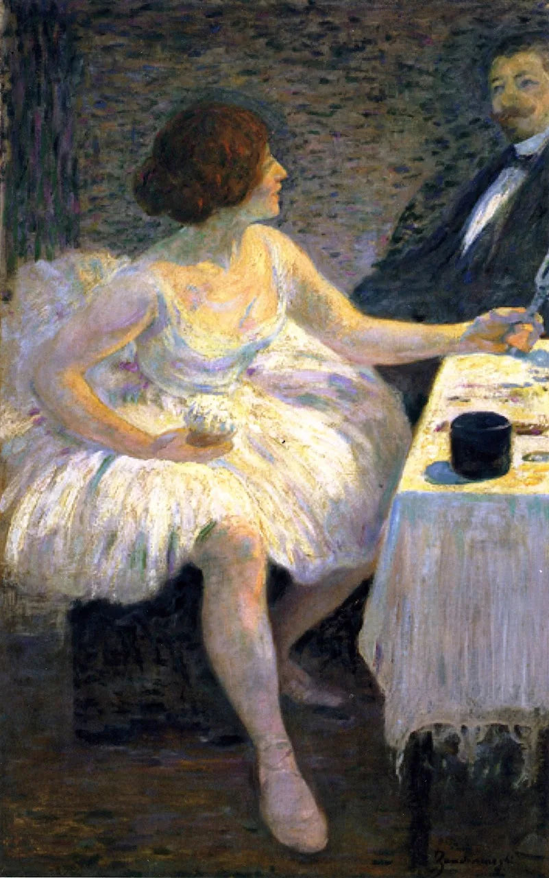 Une visite dans les vestiaires - Federico Zandomeneghi image 1 reproduction artisanale de tableau