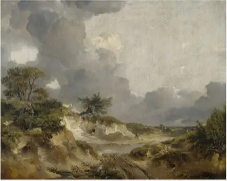 Une vue dans le Suffolk - Thomas Gainsborough image 1 copie peinte à la main à l’huile