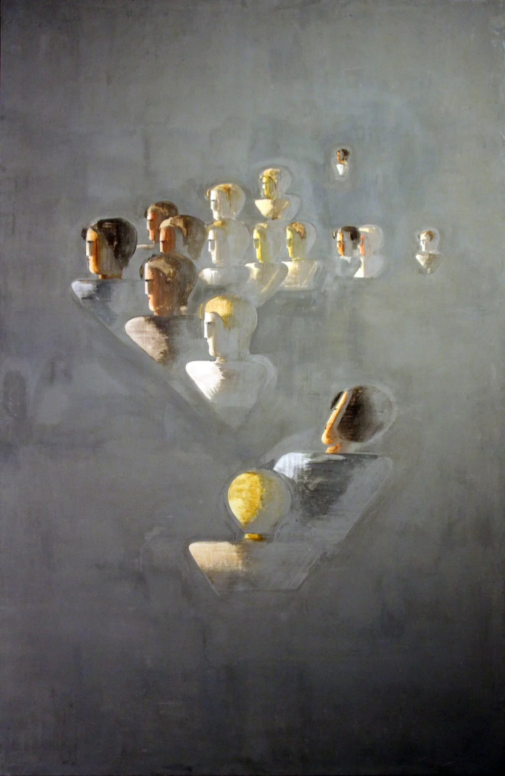 Unterricht III - Oskar Schlemmer image 1 reproduction artisanale de tableau