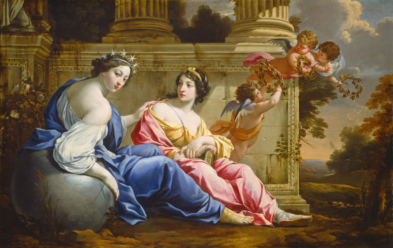 Uranie et Calliope - Simon Vouet
ยูเรเนียและคาลิโอเป้ - ซิโมน วูเอต์