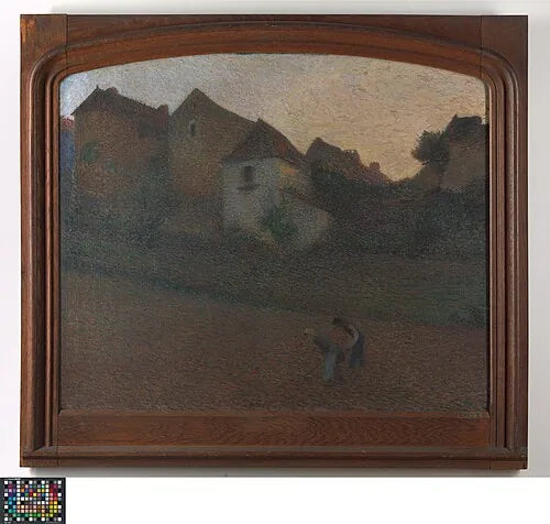 Vallée au crépuscule - Henri-Jean Guillaume Martin image 1 reproduction de peinture à l’huile