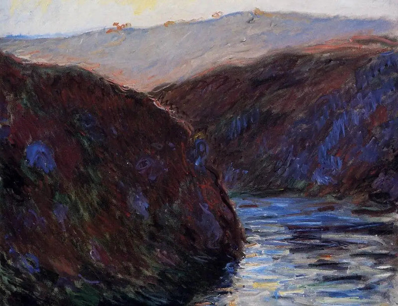 หุบเขาแครูส, บรรยากาศยามเย็น - Claude Monet