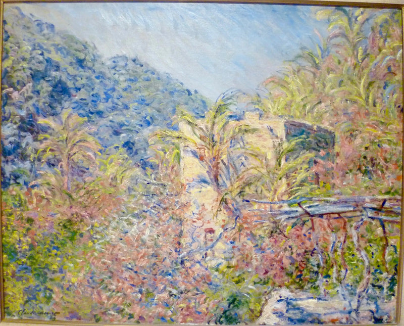 หุบเขาแซสโซ่ ผลกระทบของแสงแดด - Claude Monet