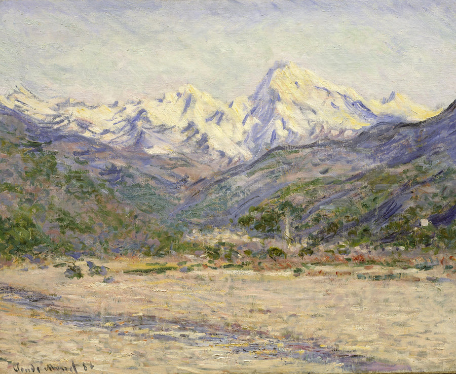 หุบเขาเนอร์เวีย - Claude Monet