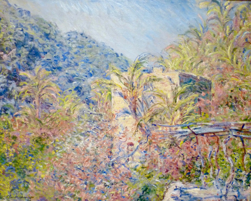 หุบเขาแซสโซ่ ผลกระทบของแสงแดด - Claude Monet