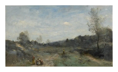 Vallées dégagées - Jean-Baptiste Camille Corot - Alpha Reproduction
