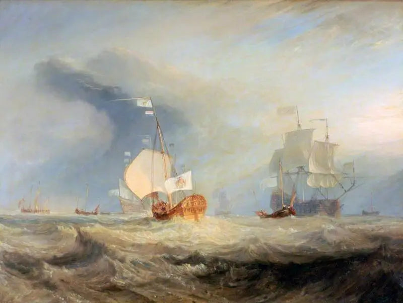เรือบาร์จของแวน ทรอมป์เข้าสู่เท็กเซล, 1645 - เจ. เอ็ม. วี. เทิร์นเนอร์
