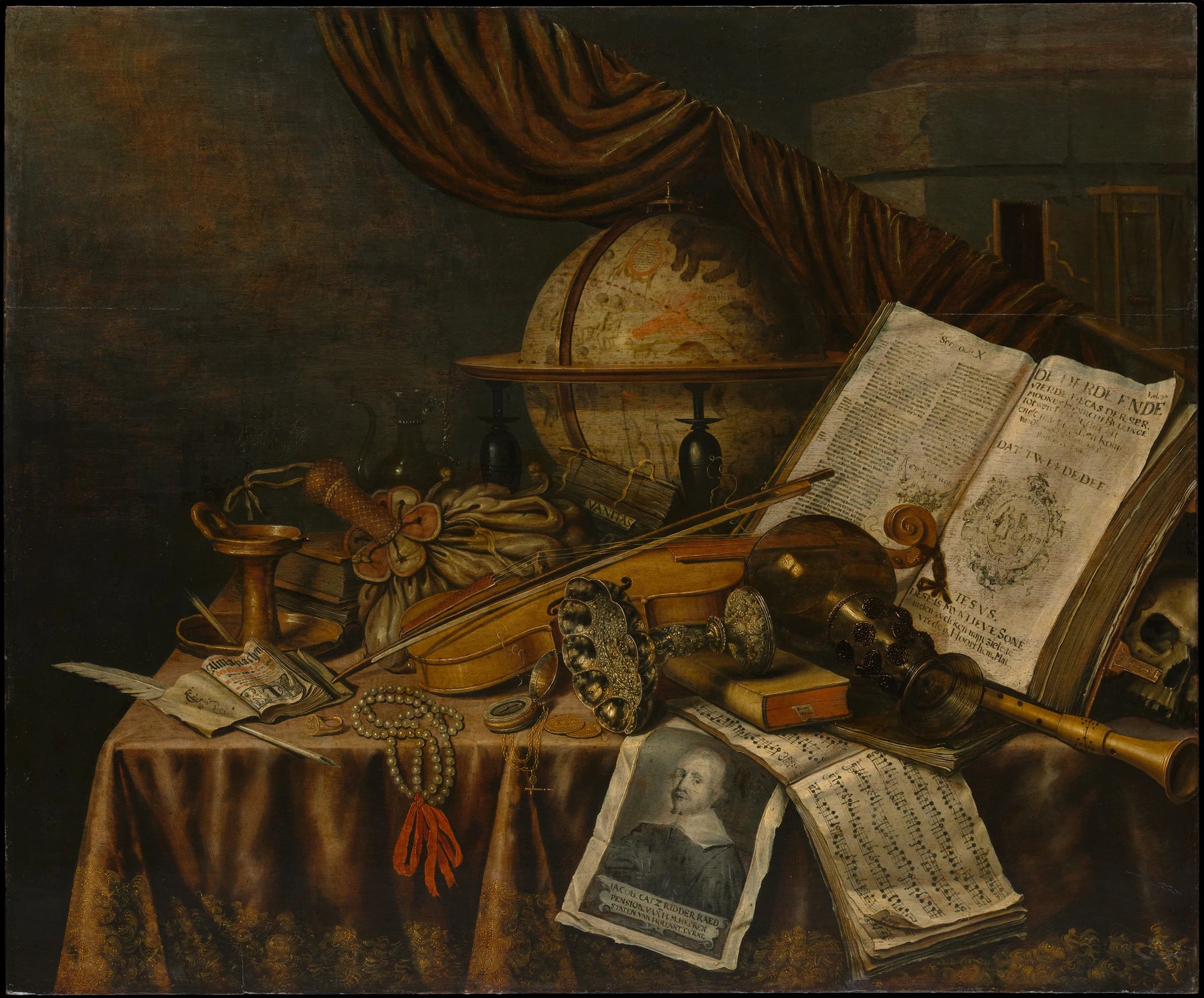 Vanité, nature morte - Edwaert Collier