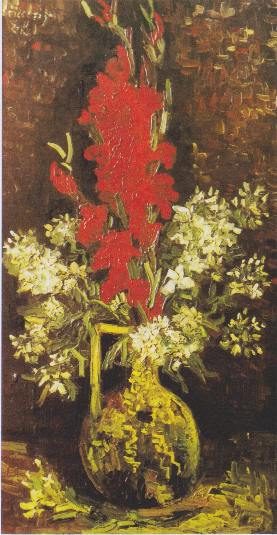 แจกันดอกไม้สีแดงและสีขาว - Vincent van Gogh