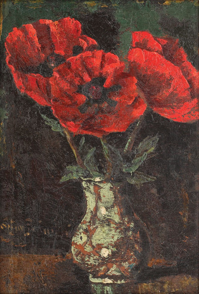 Vase de coquelicots – Octav Băncilă