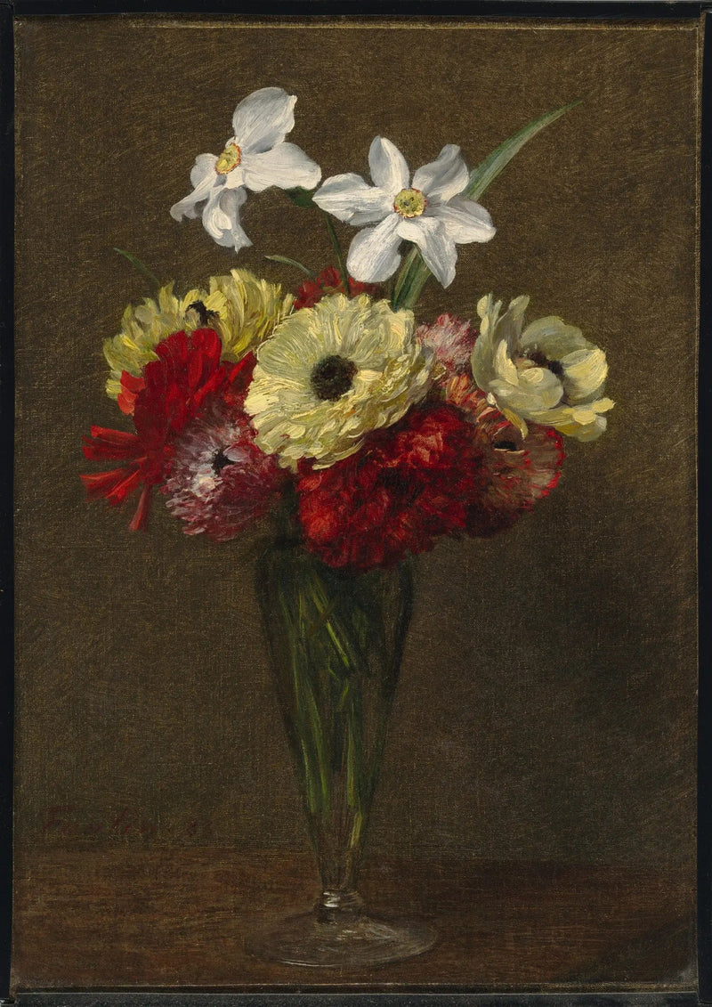 แจกันดอกไม้ - Henri Fantin-Latour