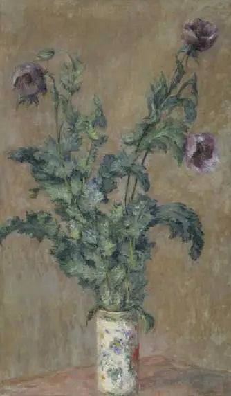 แจกันดอกป๊อปปี้ - Claude Monet