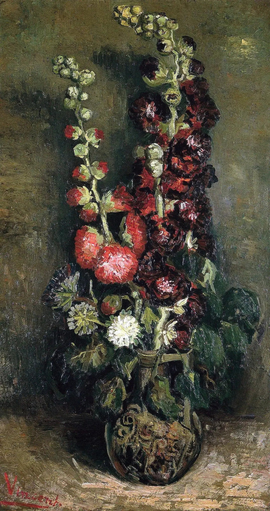 แจกันดอกกุหลาบเทรมิแยร์ - Vincent van Gogh