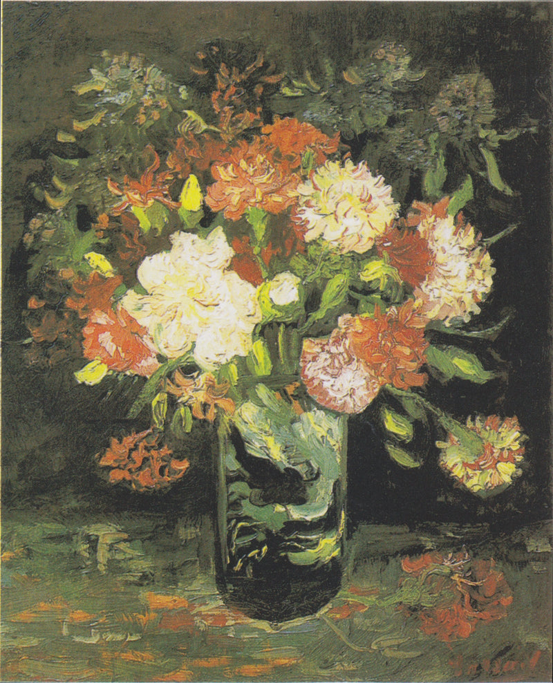 แจกันดอกคาร์เนชั่น - Vincent van Gogh