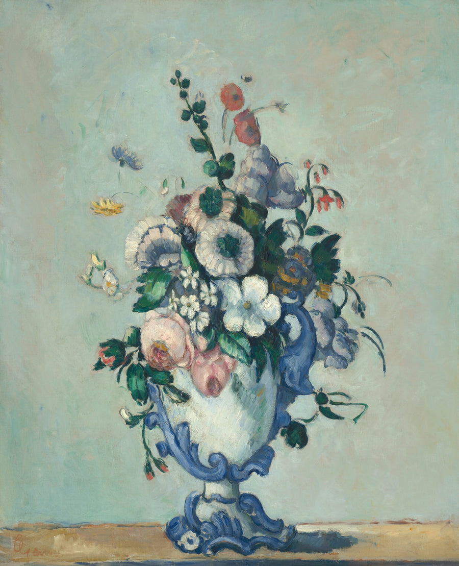 Le Vase Rococo - Paul Cezanne