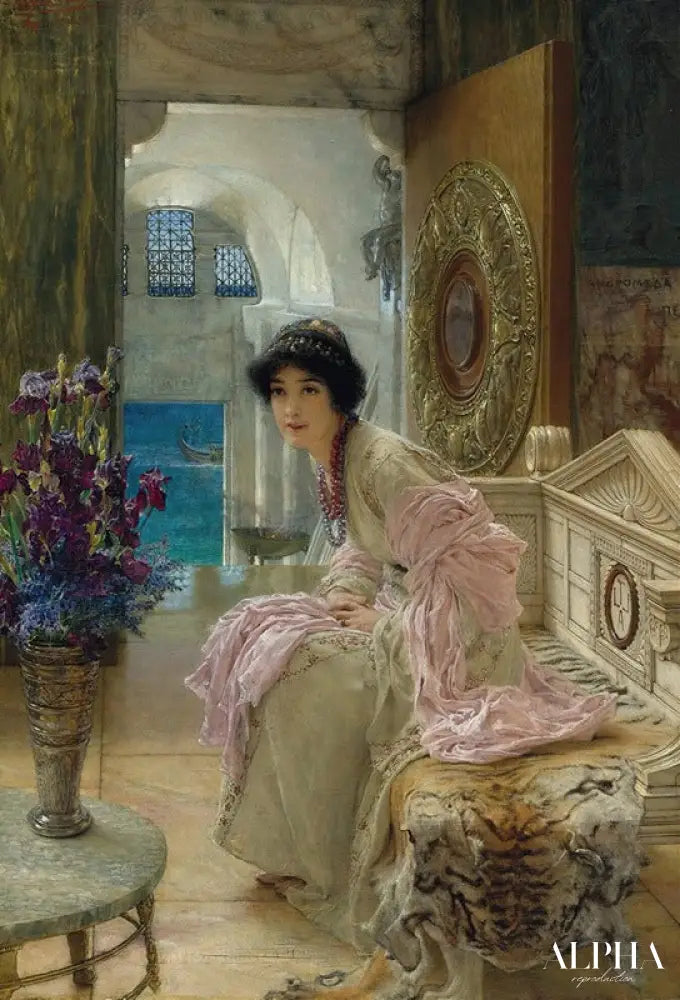 Veiller et attendre - Lawrence Alma-Tadema Reproductions de tableaux à la peinture à l’huile