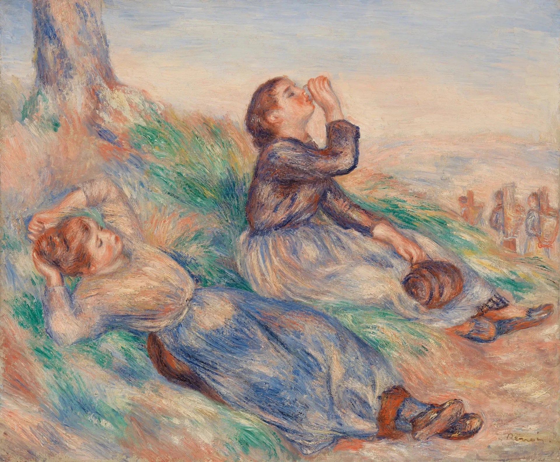 Les Vendangeuses de Pierre-Auguste Renoir, vers 1888-1889 — Barnes Foundation BF937