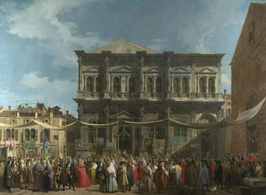 Venise : Jour de la Saint Roch - Canaletto
เวนิส : วันนักบุญร็อค - คานาเลตโต