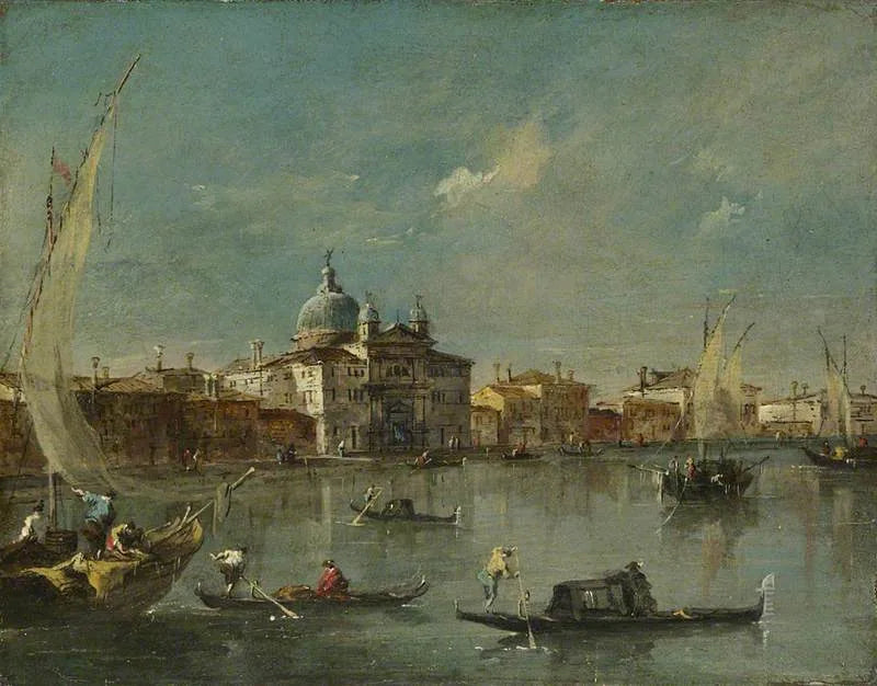 Venise : La Giudecca avec la Zitelle - Francesco Guardi
เวนิส : จูเดกกา กับ Zitelle - ฟรานเชสโก การ์ดี้