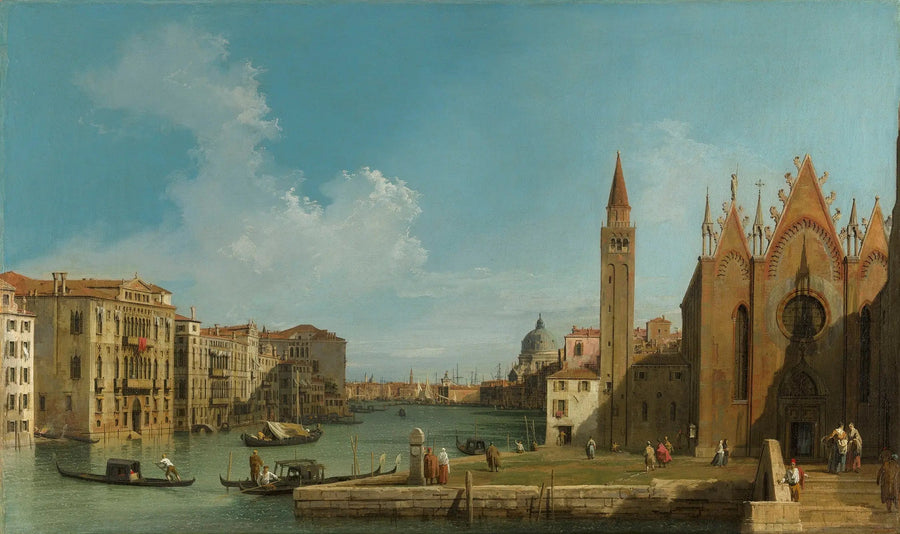 Venise : คลองใหญ่ของซานตา มาเรีย เดลลา คาริตา ที่อ่าวซานมาร์โก - คานาเล็ตโต