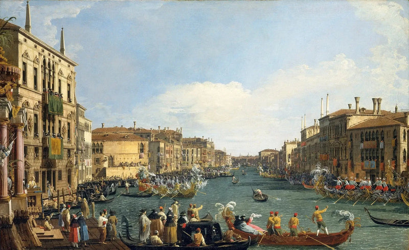 เวนิส : การแข่งขันเรือบนคลองใหญ่ - คานาเลตโต