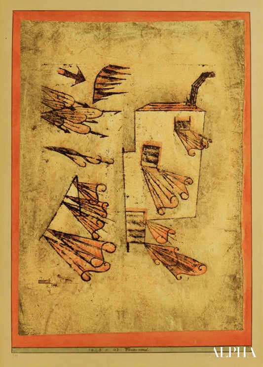 Vent de feu, 1923 - Paul Klee - Reproductions de tableaux et peintures haut de gamme