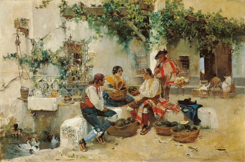 การขายแตงโม - Joaquín Sorolla