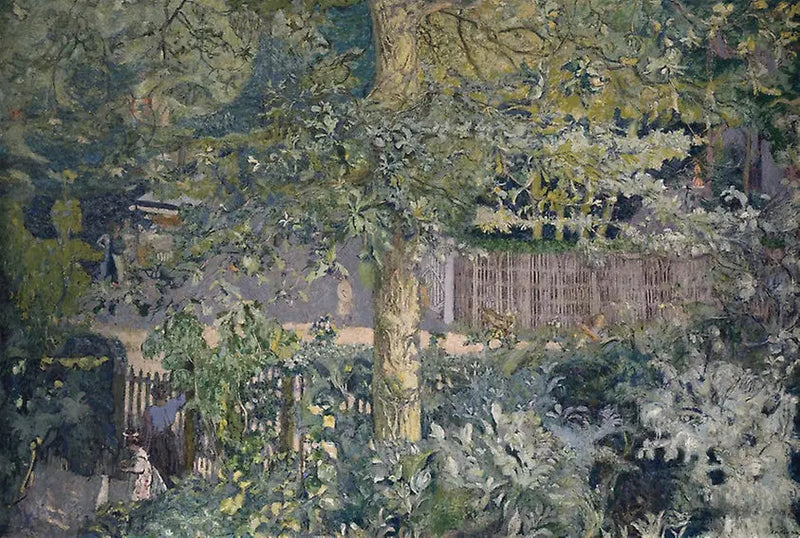 Verdure (ใบไม้เขียว. โอ๊คและผู้ขายผลไม้) - Édouard Vuillard