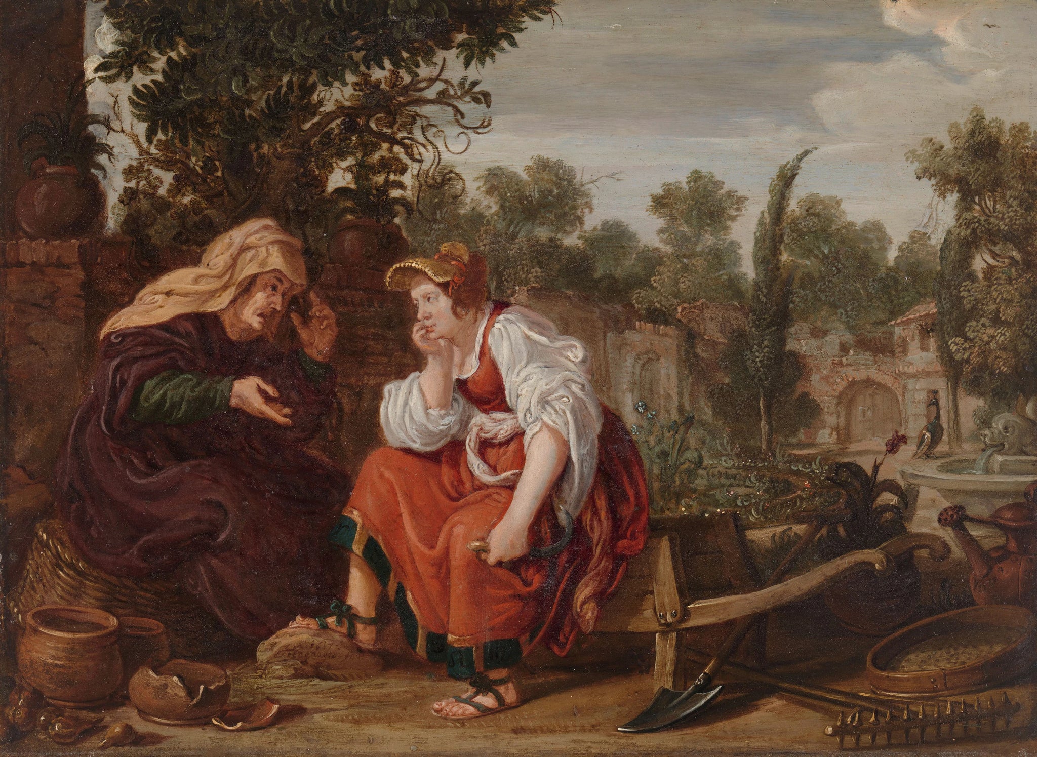 Vertumne et Pomone - Jan Tengnagel