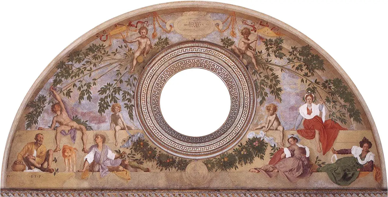 Vertumne et Pomone - Pontormo image 1 tableau peint à l’huile sur toile