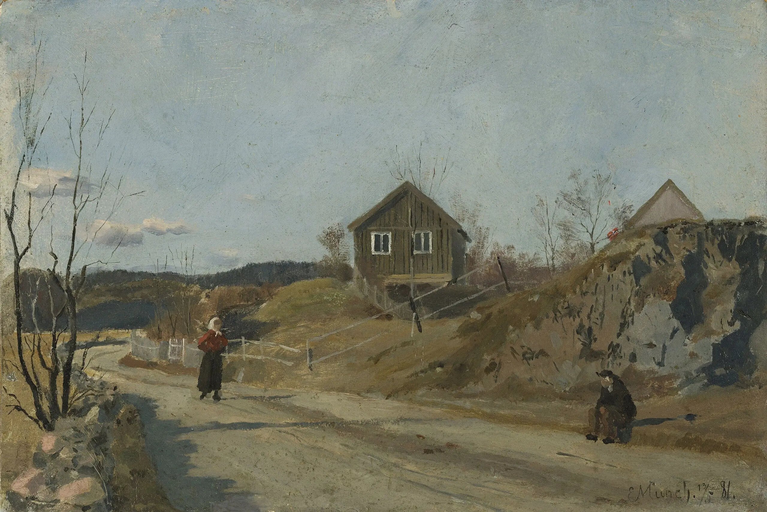 Vestre Aker - Edvard Munch image 1 copie de tableau peinte à la main