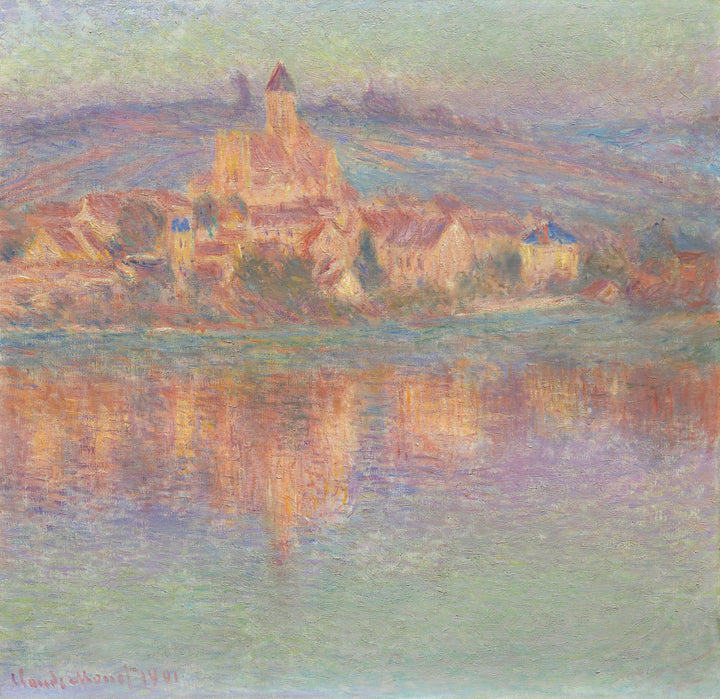 Vétheuil เอฟเฟกต์ยามเย็น - Claude Monet