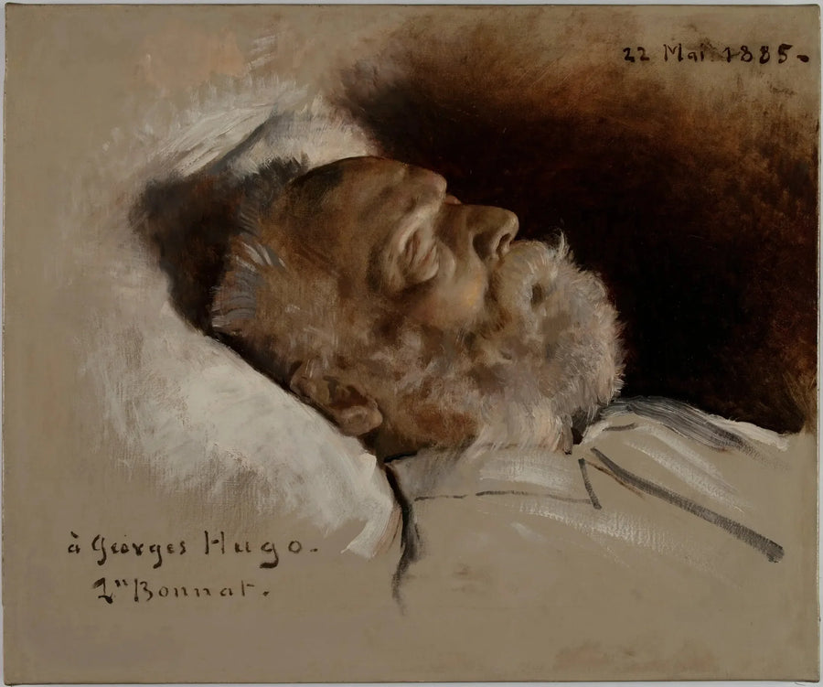 Victor Hugo บนเตียงสุดท้ายของเขา - เลออน บอนนาท