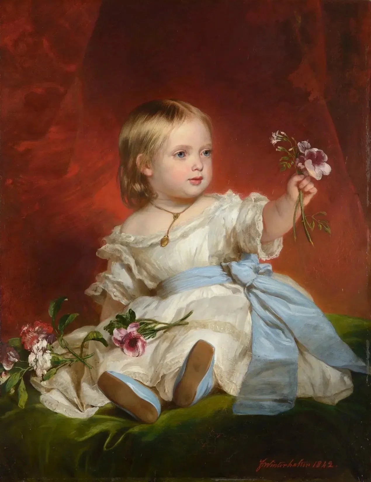Victoria, princesse royale - Franz Xaver Winterhalter image 1 reproduction artisanale de tableau