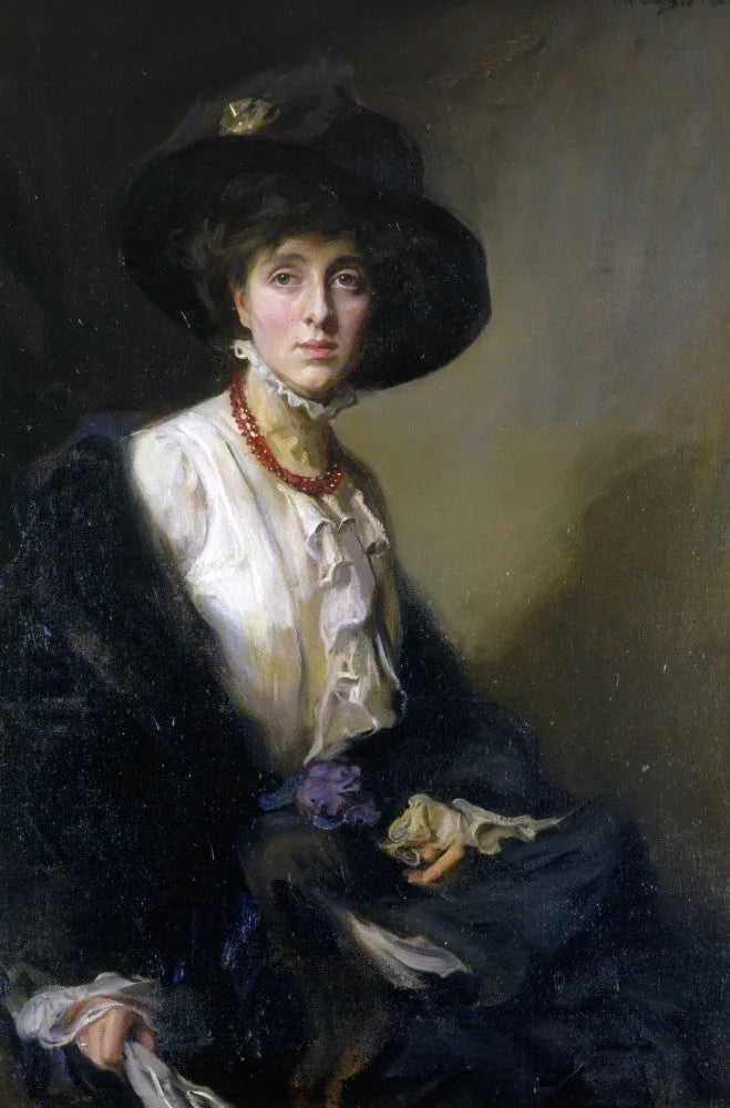 Victoria (Vita) Mary Sackville-West, Lady Nicolson (1892-1962) - Philip de László image 1 tableau peint à l’huile sur toile
