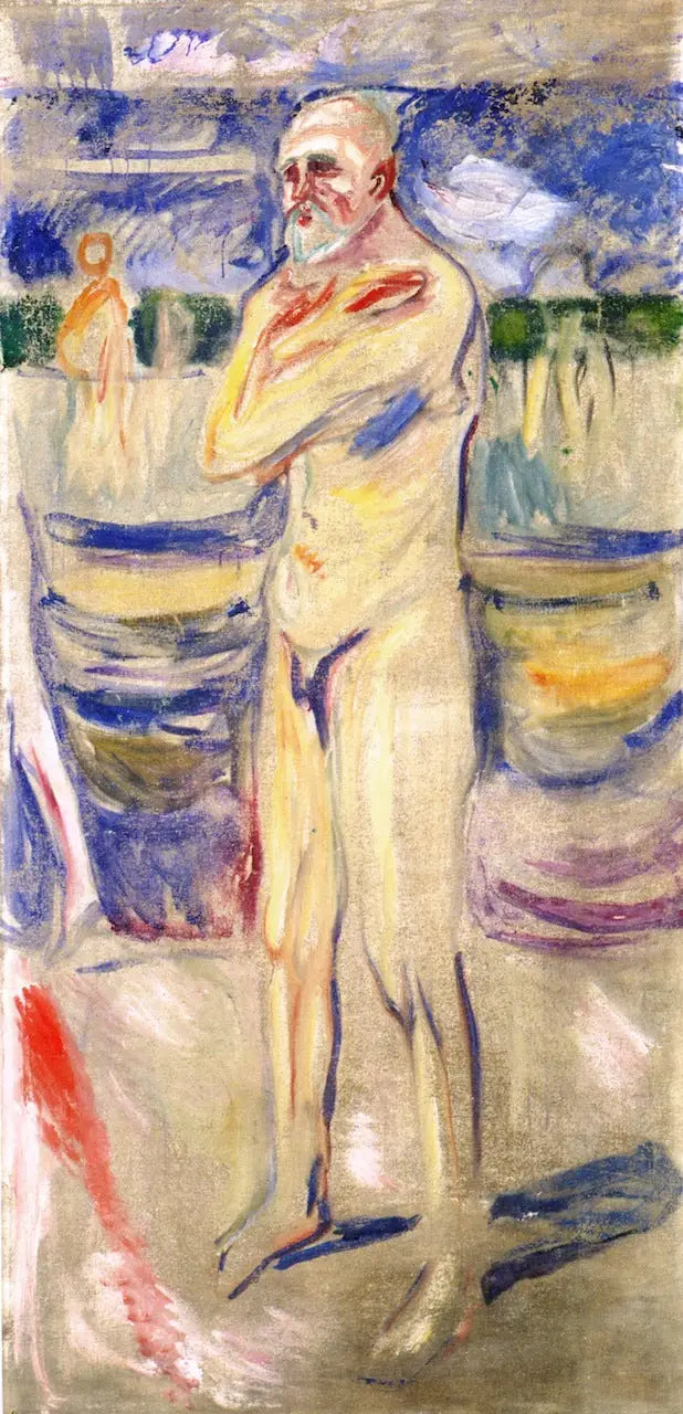 Vieil Âge - Edvard Munch image 1 reproduction artisanale de tableau