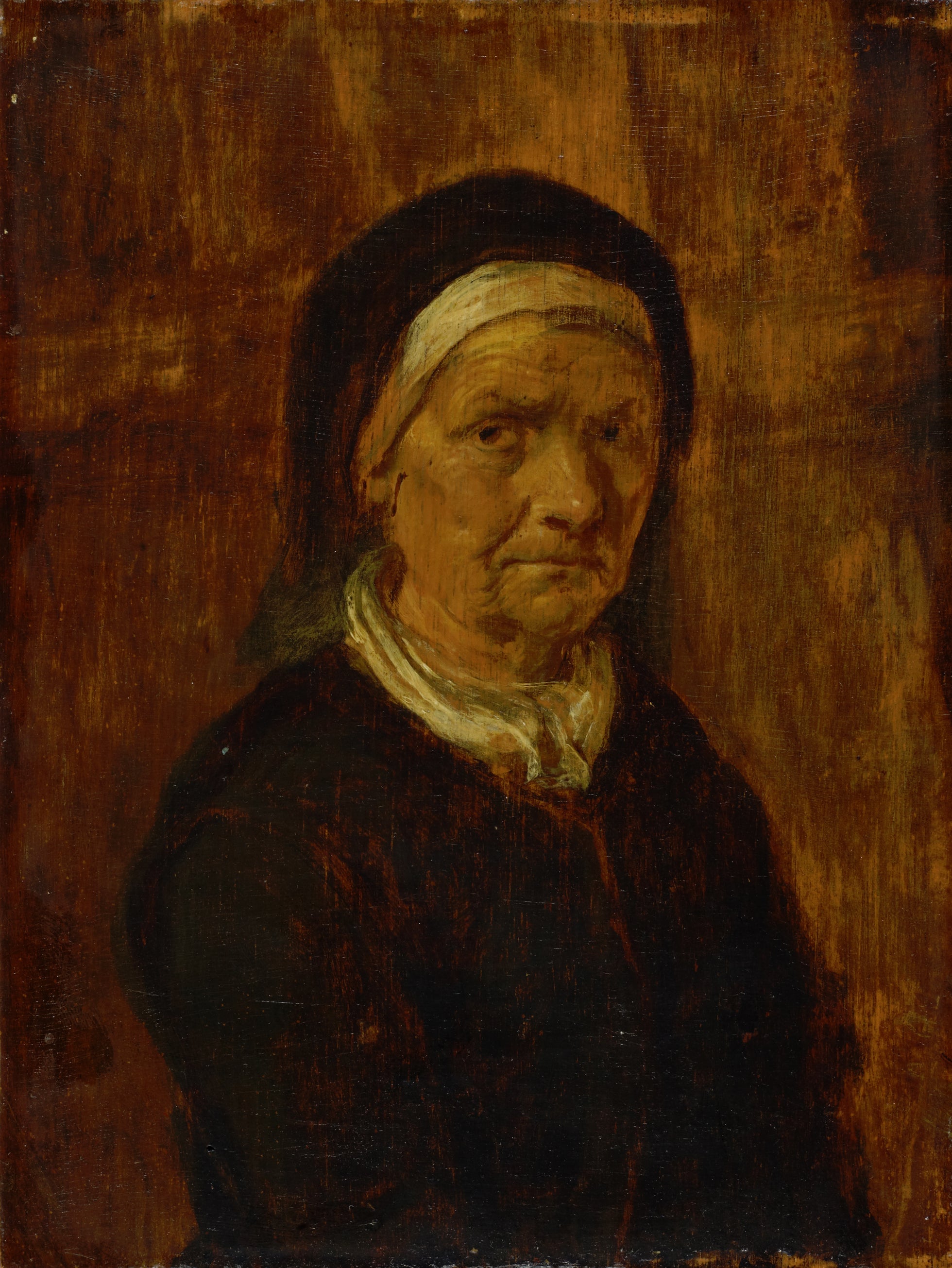 Vieille - Adriaen Brouwer image 1 reproduction artisanale de tableau