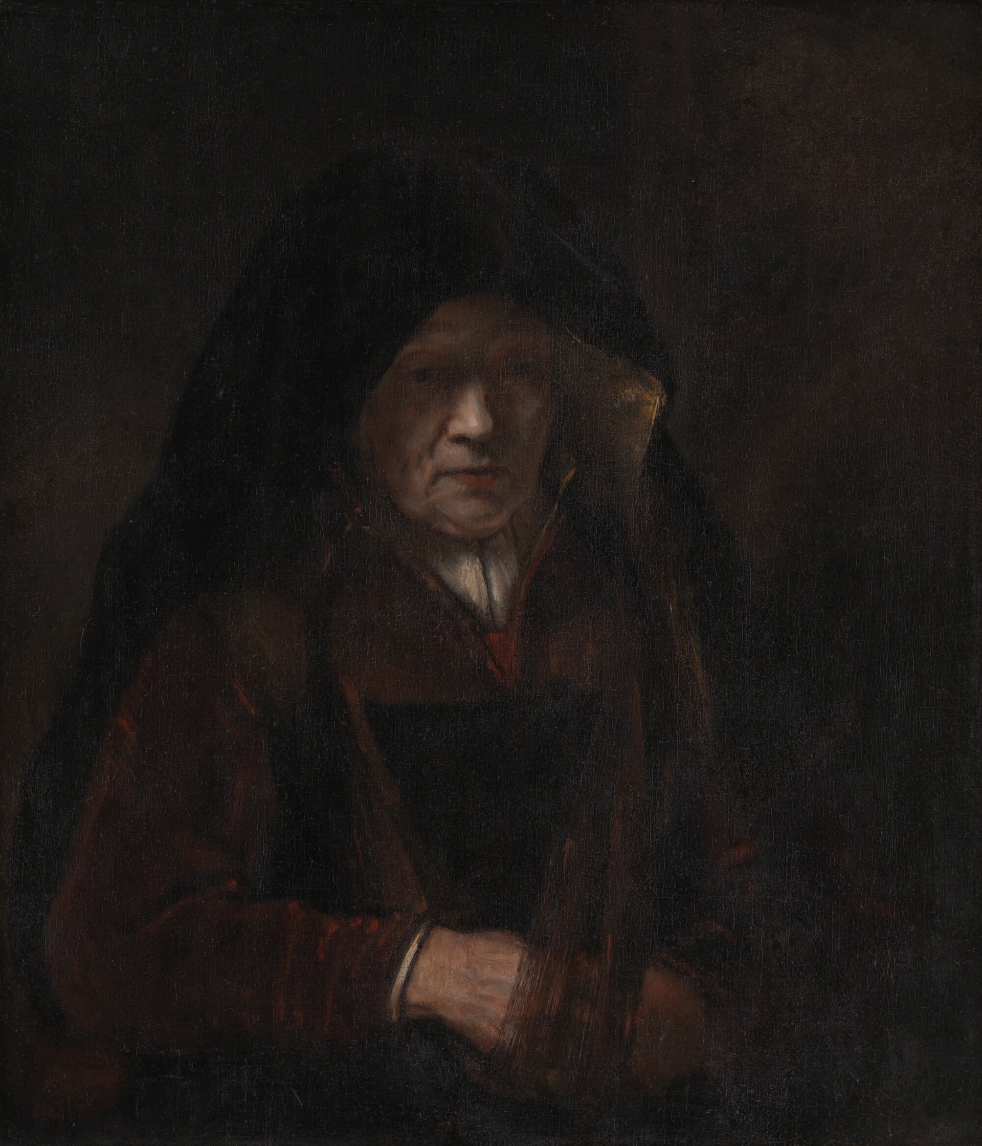 Vieille femme — atelier de Rembrandt, après 1655, SMK
