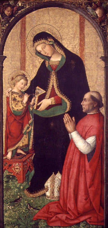 พระแม่กับพระเยซูและพระสังฆราช - Pinturicchio