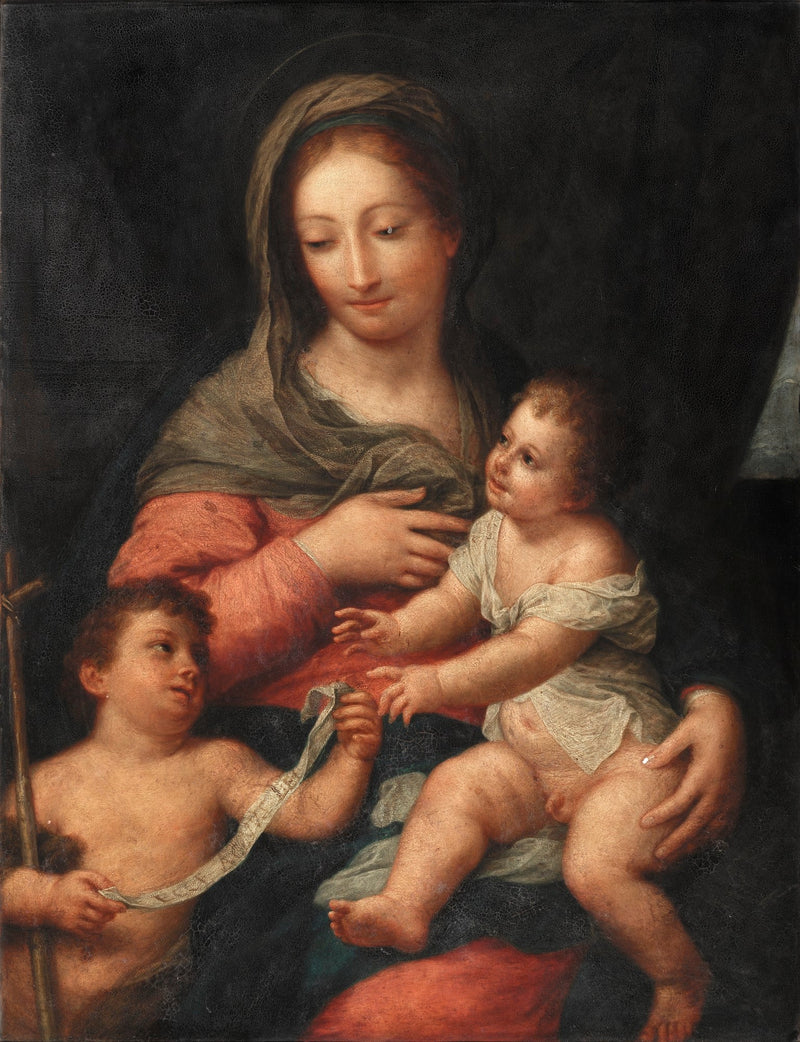 Vierge à l'Enfant avec le jeune saint Jean-Baptiste - Carlo Maratta