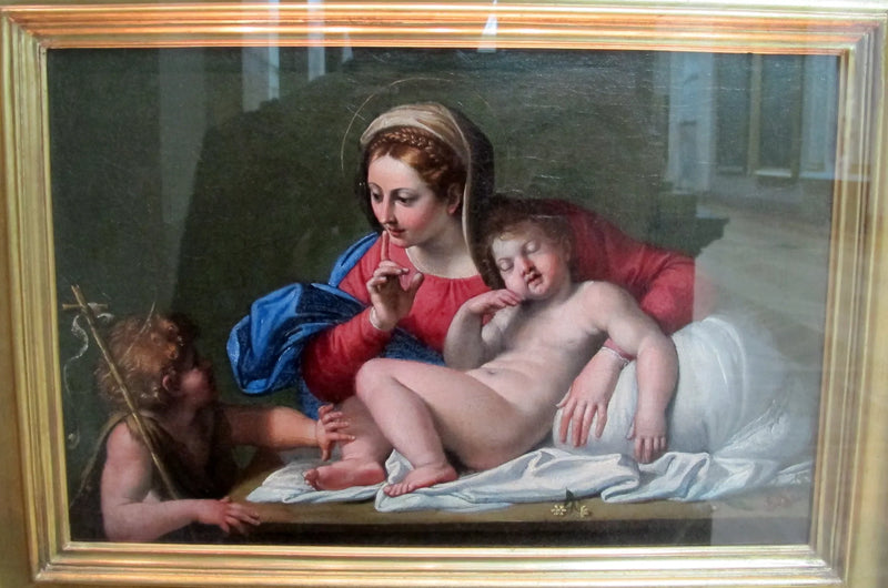 พระแม่มารีพร้อมพระเยซูและนักบุญยอห์น - Domenichino
